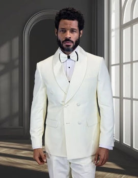 Statement Men's 2 Piece Modern Fit Tuxedo - Double Breasted