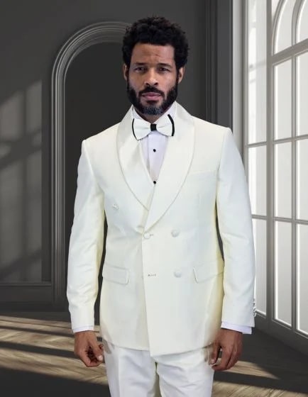 Statement Men's 2 Piece Modern Fit Tuxedo - Double Breasted