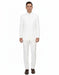 Off White sales Cream Ivory Mandarin Suits For Men