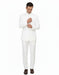 Off White sales Cream Ivory Mandarin Suits For Men