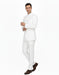 Off White sales Cream Ivory Mandarin Suits For Men