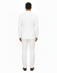 Off White sales Cream Ivory Mandarin Suits For Men