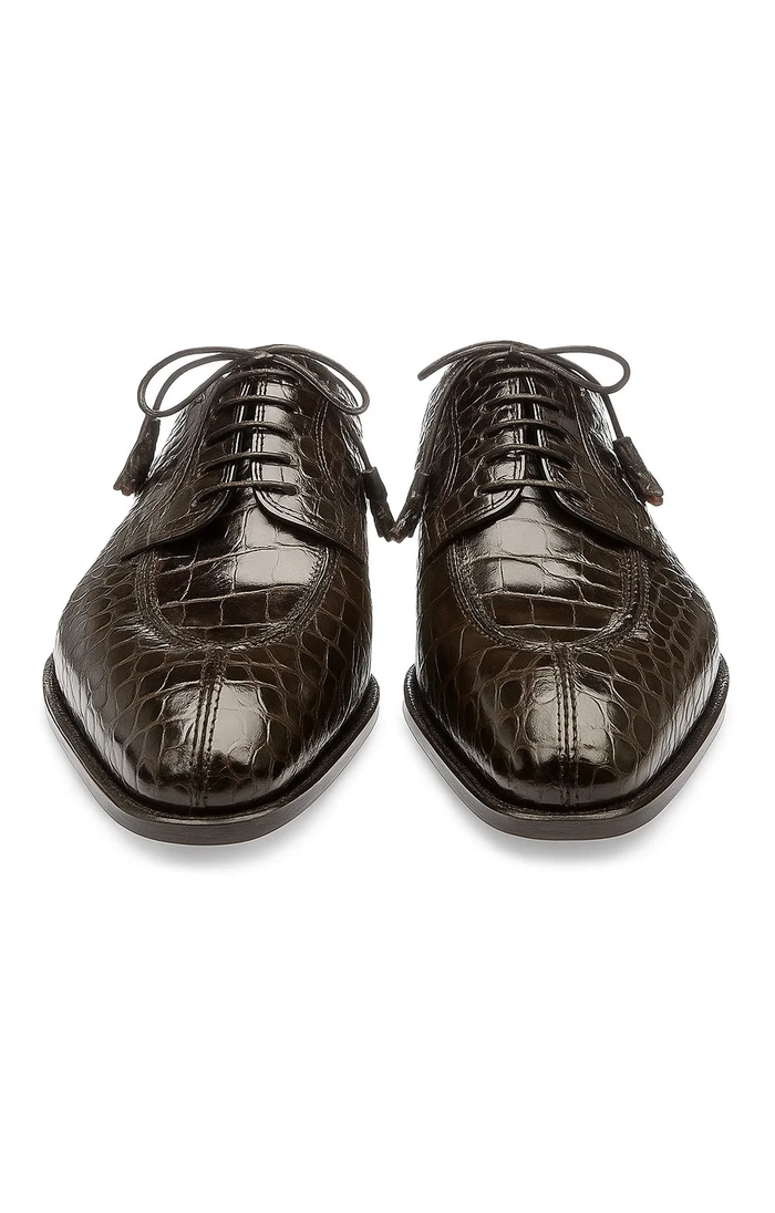 Oilve Gator Skin Belly Split Toe Italian Style Shoe