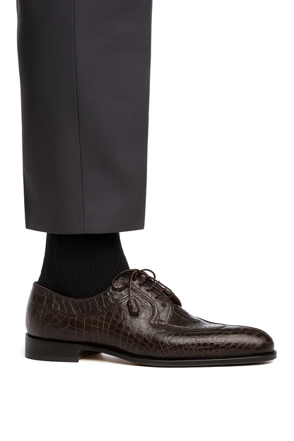 Oilve Gator Skin Belly Split Toe Italian Style Shoe