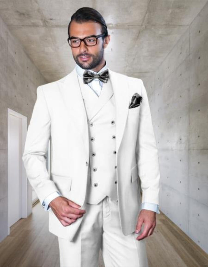 Old School Suit - 1920 Suit - Vintage Suit - Old Fashion Style 1 Button Wide Leg Pant Suit