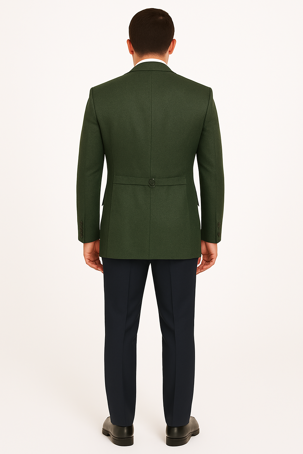 Olive Peaky Green 3 Piece Tweed Men'S Suit