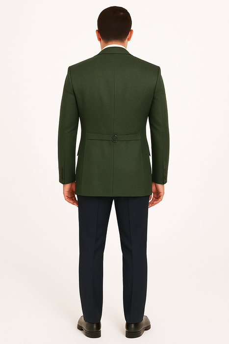 Olive Peaky Green 3 Piece Tweed Men'S Suit