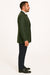 Olive Peaky Green 3 Piece Tweed Men'S Suit