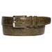 Genuine Alligator Mens Blue Belt - Mezlan Brand