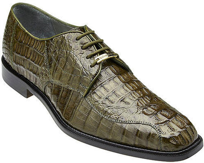 Belvedere Olive Gator Shoes Hornback Oxford Chapo