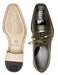 Belvedere Mens Olive Green Ostrich Shoes Batta