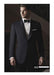 Waverly Black 1-Button Shawl Tuxedo Ike Evening by Tuxedo Authentic Brand