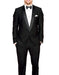 Men's 1 Button Black Shawl Lapel Tuxedo