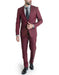 Men's  Suit 1 Button Slim Fit Suits Burgundy ~ Wine ~ Maroon Suit - Single Button Suit