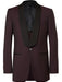 Slim Fit Black and Burgundy ~ Maroon Suit ~ Wine ~ Tuxedo For Mens