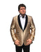 Alberto Nardoni Brand Champagne ~ Gold tuxedo Dinner Jacket Blazer Sport Jacket