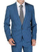 Mens 1 Button Royal ~ Cobalt ~ Indigo ~ Bright Blue ~ Teal Blue Slim Fit Dress Suits for Men