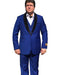 Alberto Nardoni Men's Vested 1 Button Shawl Tuxedo in Royal Blue $199