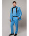 Slim Tux sky blue with black lapel