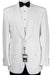 Men's One Button 100% Luxurious Microfiber Fabric White Dinner Jacket