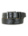 Mezlan Belts Men's Genuine Ostrich Black Skin Handmade Belt
