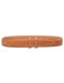 Men's Patchwork Genuine Ostrich Quill Cognac Skin Belt