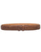 Kango Men's Patchwork Genuine Ostrich Quill Skin Belt