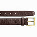 Belvedere Ostrich Quill Belt - Brown