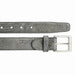Belvedere Ostrich Leg Belt- Gray