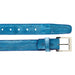 Belvedere Ostrich Leg Belt - Ocean Blue