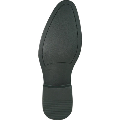 Bravo Mens Plain Round Toe Dress Oxford in Dark Brown - Men's Dress Shoes