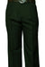 Men's 100% Wool Classic Fit Pleated Dress Pant in Hunter Green