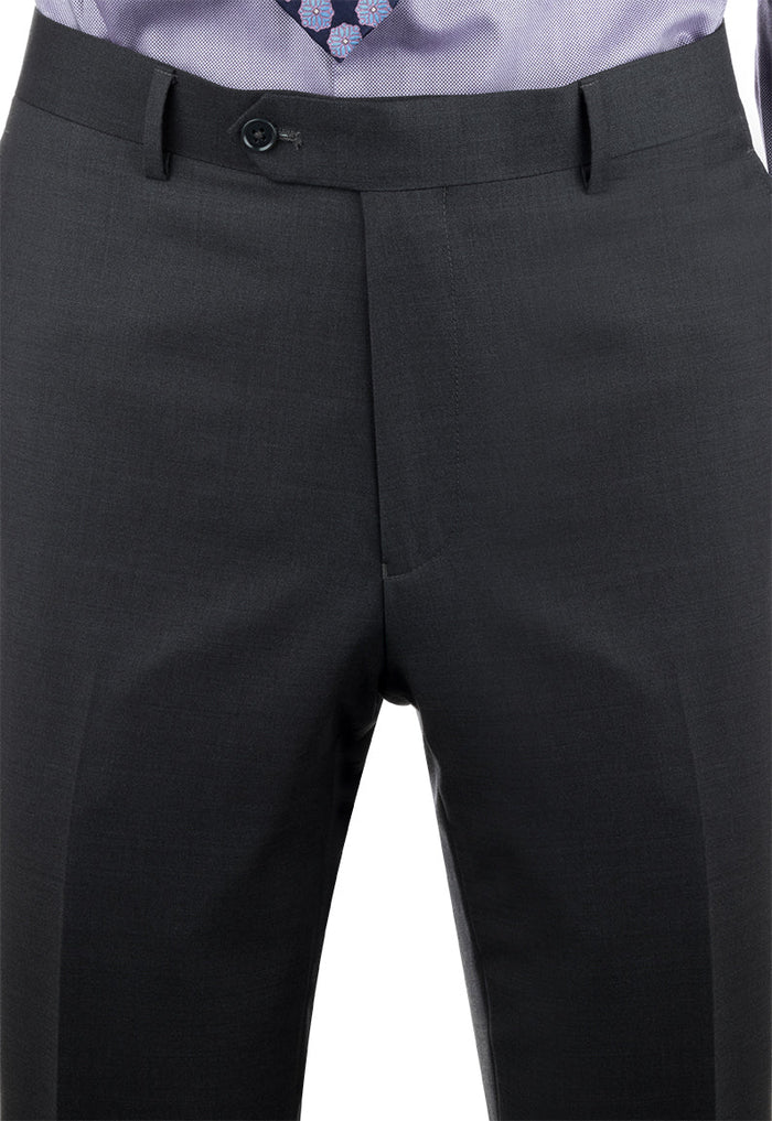 Mens Slate Gray Porto Suit – Slim Fit Superfine Wool by Ermenegildo Zegna