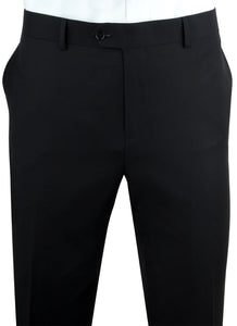 Mens Black Porto Suit – Slim Fit Superfine Wool by Ermenegildo Zegna