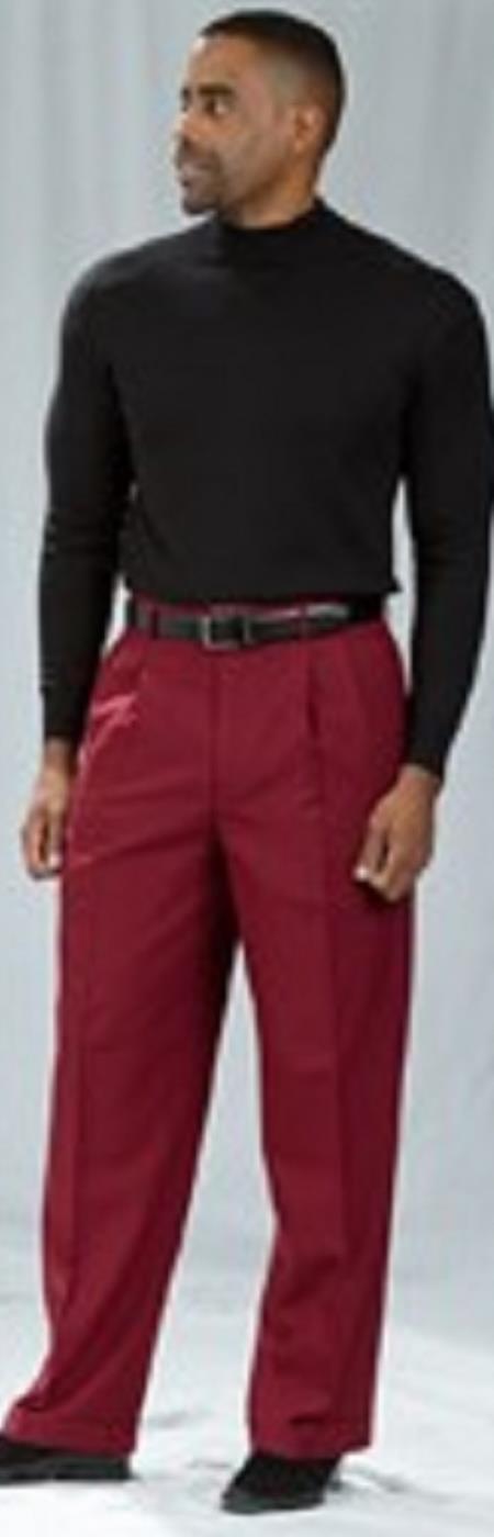Pacelli 3pc Burgundy Suit CAMERON-10006 main image 0