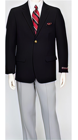 Pacelli Men's Classic Black 2 Button Jacket Blair