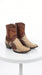 Men’s Los Altos Oryx Python Skin Short Boots, Original Python European Toe Western Dress Boots