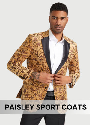 Paisley Sport Coats – Intricate Patterns for a Bold Statement