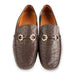 P01402 Palm Beach Genuine Ostrich Driver- Brown