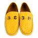 P014093 Palm Beach Genuine Ostrich Driver- Yellow