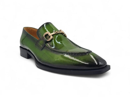 Carrucci Patent Leather Buckle Loafer