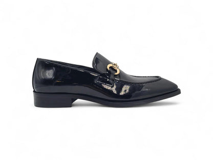 Carrucci Patent Leather Buckle Loafer