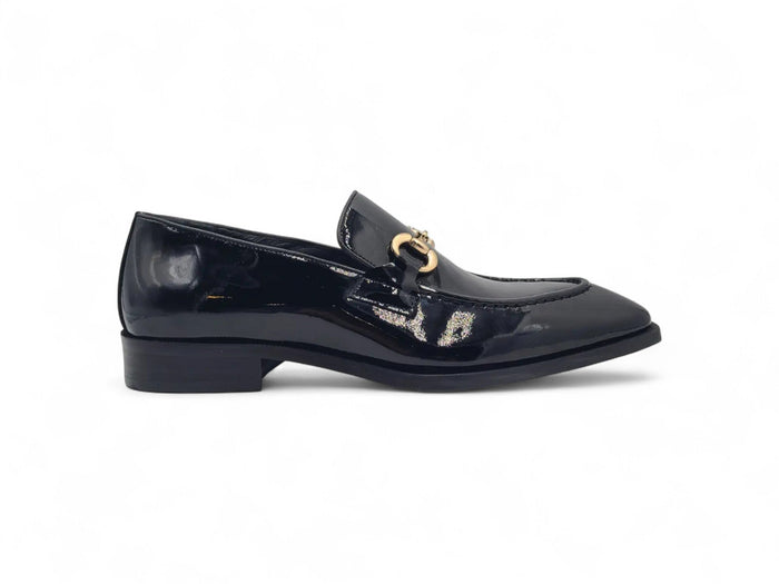 Carrucci Patent Leather Buckle Loafer