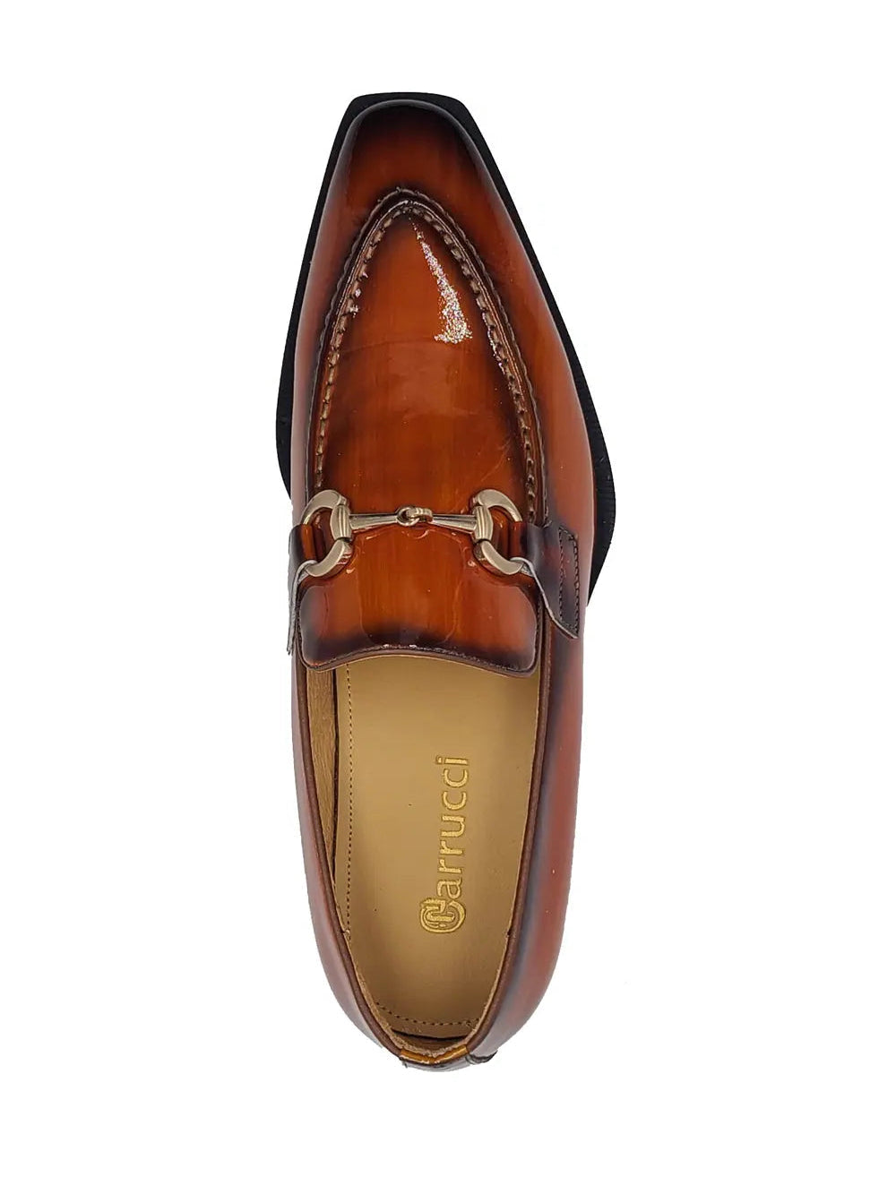 Carrucci Patent Leather Buckle Loafer