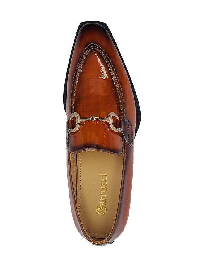 Carrucci Patent Leather Buckle Loafer