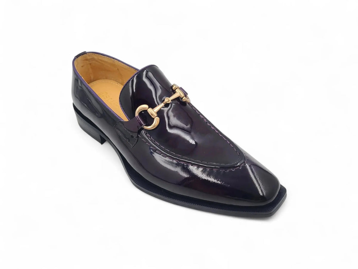 Carrucci Patent Leather Buckle Loafer
