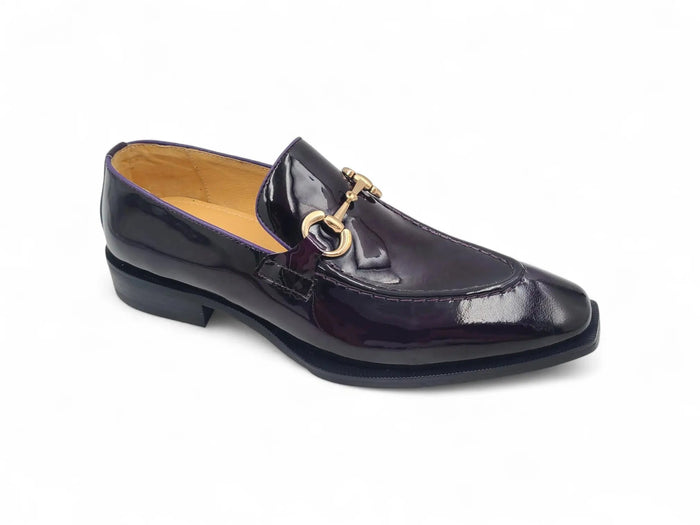 Carrucci Patent Leather Buckle Loafer