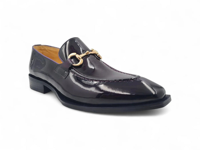 Carrucci Patent Leather Buckle Loafer
