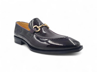 Patent Leather Buckle Loafer
