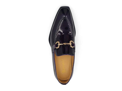 Patent Leather Buckle Loafer